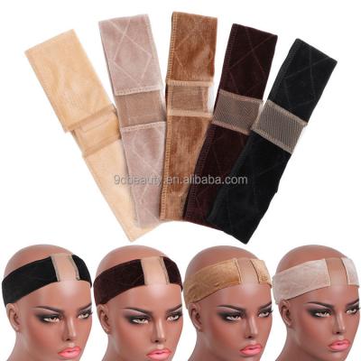 China Small Factory Lots Wigs 6 Colors Fix Edge Bands Front Lace Wig Grip Band Velvet for sale