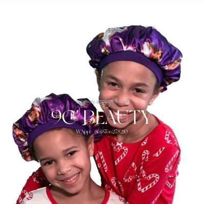 China Wholesale Fashionable Silky Double Layer Cowls Kids Casual Hair Cowls for sale