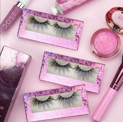 China 25-30 Times Lashes Various Boxes Custom Logo 3D Makeup 8-15mm Natural Eye Lashes Mink Lashes With Packaging for sale