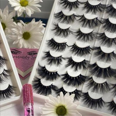 China 25-30 Times Recycle BEST Selling Siberia 3D 15-18mm 5D 25mm Tape Lashes Wholesale Mink Eyelash Fluffy Lashes for sale