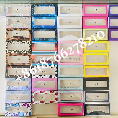 China Thick eyelash box style logo custom service mink eyelash packaging box factory full chain for sale