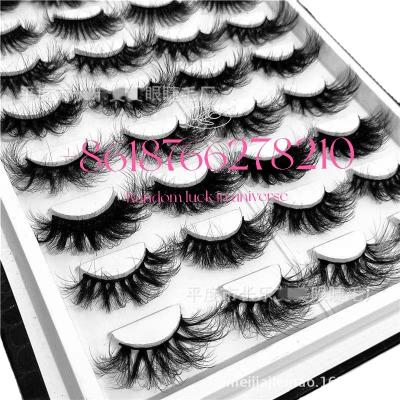 China 25-30 Times Recycle Discount Siberia Wholesale Dinner 25mm 3d Opening Fluffy Mink Eyelashes for sale