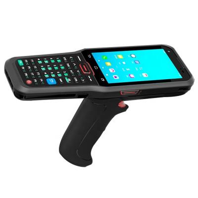 China Handheld Computer Android 10 Mobile Terminal 1D/2D Barcode Scanner Rugged PDA With Pistol Grip Industrial Pda for sale