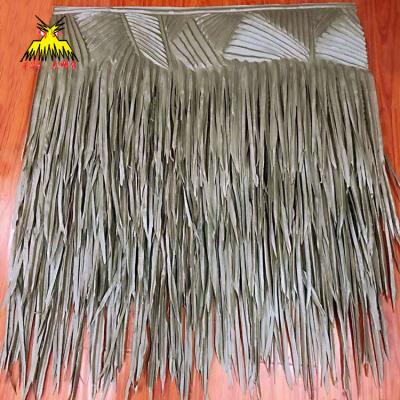 China Traditional Fire Proof Synthetic Resin Thatch Palm Leaves for sale