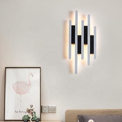 China Lighting Functions Wall Lamp Aisle Aisle Bedroom Bedside Modern Minimalist Led Nordic Creative Aluminum Piano Keys Decorative Lamps for sale