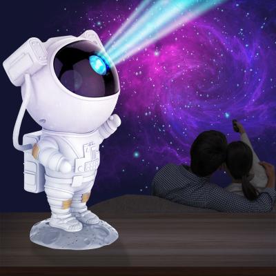 China Eco Amazon Astronaut Starry Projector Night Light Bedroom Laser Projection Lamp Stars Effect Light for sale