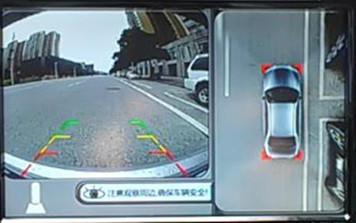 China HD 4 Channels Car Rearview Camera System , Four Way DVR 360 Degree Bird View Parking System for sale