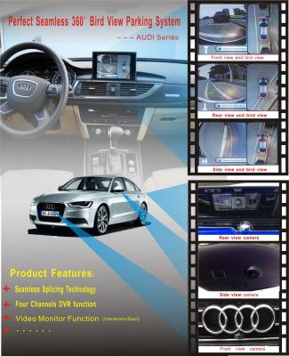 China High Definition Car Reverse Parking System Security With Seamless 360 Degree Panoramic For Audi for sale