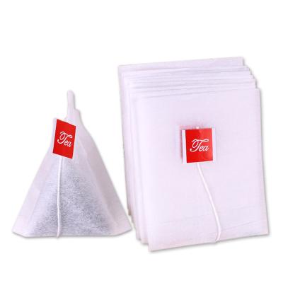 China High quality nylon pyramid tea bag 5*7cm coffee tea heat seal empty tea bag for sale