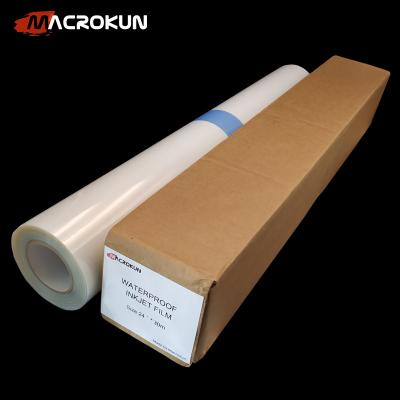 China Waterproof Milky Screen Prinitng Inkjet Transparency Paper Film, Inkjet Transparency Film For Silk Screen Printing for sale