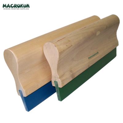 China Screen Printing High Quality 70 Durometer Wood Squeegee for sale