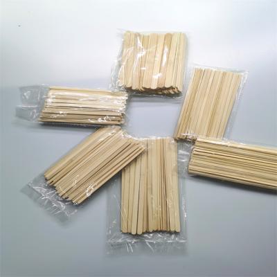 China Factory Direct Selling New Design Sustainable Biodegradable Disposable Custom Flavored Wooden Coffee Stirrer Stir Tea Stick for sale