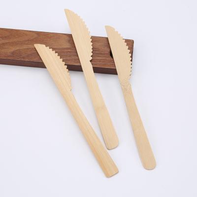 China Wholesale Eco Friendly Disposable Degradable Natural Western Bamboo Tableware Spoon Custom Size for sale