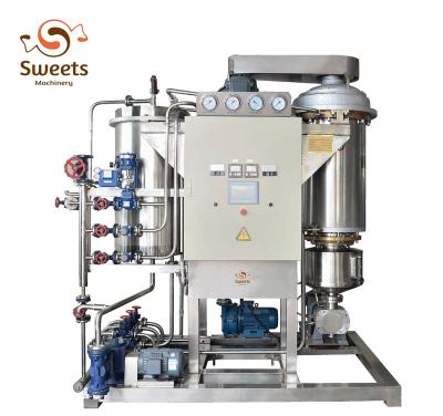 Κίνα food & Beverage Factory Vacuum Continuous Microfilm Sugar Candy Batch Syrup Cooker προς πώληση