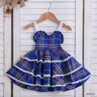 China Red Backless Tutu Breathable Elegant Lolita Princess Children Evening Birthday Party Spaghetti Dres For Newborn Girl 0-3 Years for sale