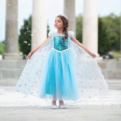 China Breathable Fairy Costume Elsa Dresses Coat Girls Kids Part 2 Princess Costume Ice Queen Halloween Cosplay for sale