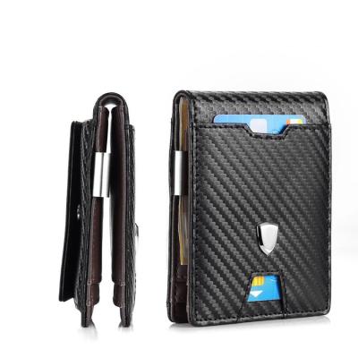 China Wholesale Fashion Carbon Fiber Men's Wallet 2020 Minimalist RFID Card Holder Wallet Rfid for sale