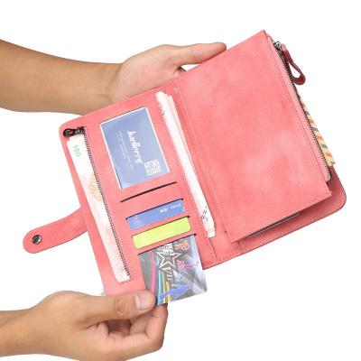 China Hot Selling Anti-theft Shoulder Amazon Stylish Wallet Women Clutch Branded Wallet for women wallet de mujer for sale