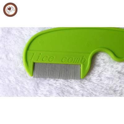 China Home Hair Lice Comb Brushes Nit Egg Dusting Stainless Steel Anti Lice Free Fine Comb for sale