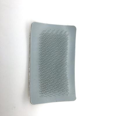 China Viable Wholesale Poodle Hair Puppy Dog Grooming Molder Cleaning Stainless Steel Pins Rubber Pad Brush for sale