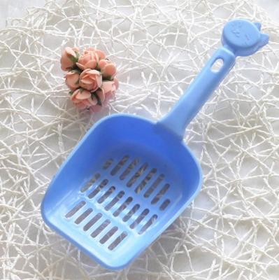 China Sustainable Plastic Handle Pet Cat Animal Puppy Dog Litter Scoop For Poop Cleaning Removal for sale