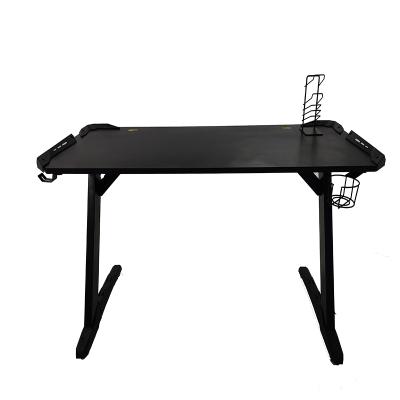 China (Black Other) OS-9901A04 Adjustable Gaming Desk Computer Table With LED Lights for sale