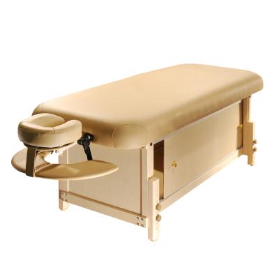 China Wooden Base and Storage of Modern Massage Table Spa Salon Spa Bed Beauty Bed Couch Massage Table Master Massager Storage for sale