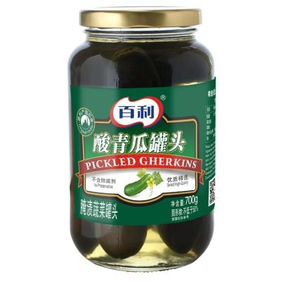 China 700g PRESERVED Canned Pickled Cucumber Wholesale OEM for sale