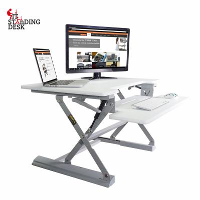 China PC Desk STARSDOVE Height Adjustable Sit To Stand Desk ERGOTRON Standing Desk for sale