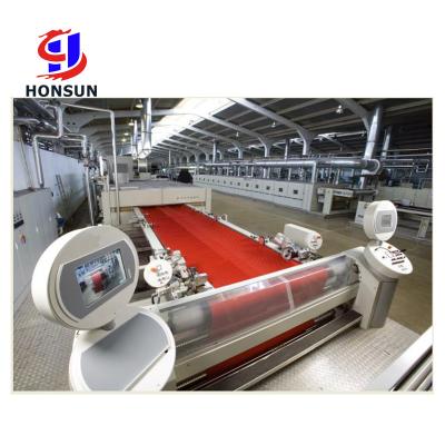 China batching spare part line used chain price sizing brush finishing stenter machine textile for sale