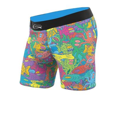 China Antibacterial Slip Underwear For Men Bamboo Fiber Digital Printing for sale