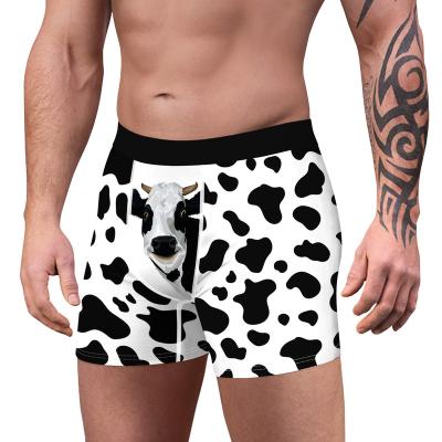 China Antibacterial Mens Running Shorts Plus Size Mens Underwear Polyester Fashion Boxer Shorts Custom Made for sale