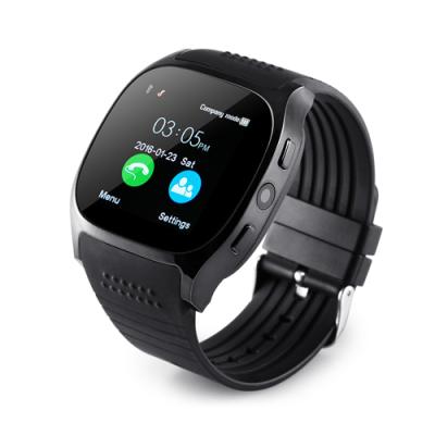 China T8 Touch Screen Wrist Watch Mobile Phone With SIM Card Slot GSM Camera Remote Control Cell Phone Watches for sale