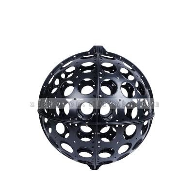 China Eco-friendly Landscape Decoration Irrigation Automatic Flower Ball Planter Large Black Plant Pots for sale