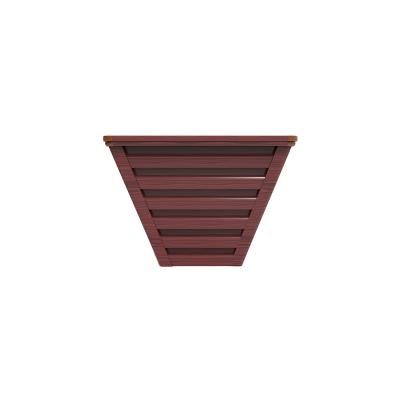 China Corrosion Resistance Decorative City Flower Box Street Planting Box Aluminum Flower Pot for sale