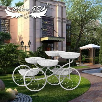 China Durable and easy to install the outdoor flower box iron flower box commercial outdoor flower street bowl cafe for sale