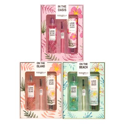 China 2 Pcs 285ml Original Body Mist And Body Lotion Gift Set With Body Spray Perfume Maolei 267 for sale