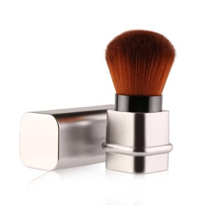 China Soft Hair Square Blush Brush Set Retractable Loose Powder Makeup Brush for sale