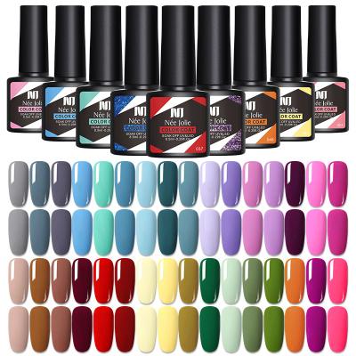 China 2022 New Wholesale 6 Colors Summer Wholesale 6 Colors Nail Art Beauty Amazon Nail Polish Korean Private Label Nail Art Kit Led UV Polish Set lamp gel for sale