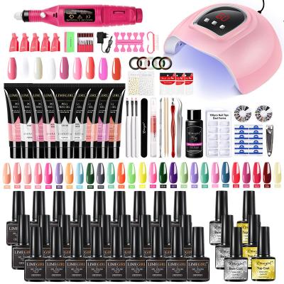 China Besting Nail Salon DIY Nail Art China Selling Fantastic Nails Product 282 Colors UV Led Gel Nail Kits Polish Set Nail Decorations for sale