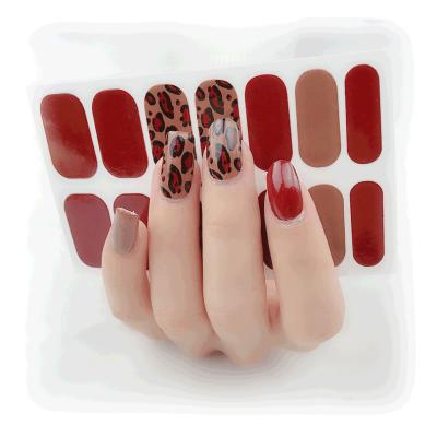 China 2022 DIY manicure nail art sticker nail jel wrap and nail jel strips factory hot seller for sale