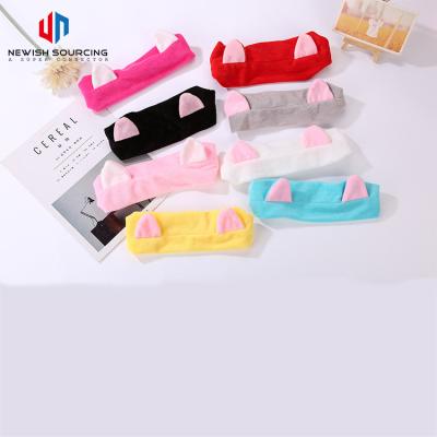 China Wholesale Newborn Hair Band Cat Ear Hair Cute Fashion Hot Selling Women's Hair Decoration For Activities Gift for sale