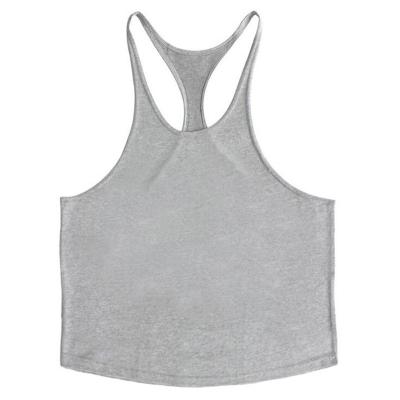 China 2021 Cotton Manufacturer New Design Top Quality Sports Vest Slim Men 100% Pure Cotton Fitness for sale