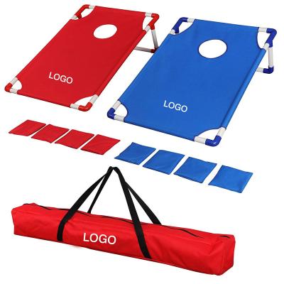 China Luxury Manufacturer's New Design PVC Frame Beach Game For Two Corn Hole Game Boards for sale