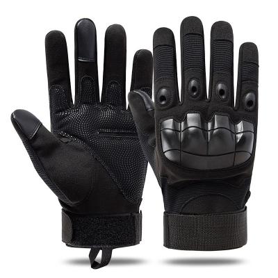 China Wholesale New Shell Pattern Long Luxury Soft Non-slip Protective Finger Combat Tactical Gloves for sale