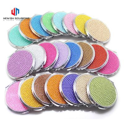 China Wholesale Custom Mini Plastic High Quality Single Sided Small Pocket Beauty Cosmetic Mirror for sale