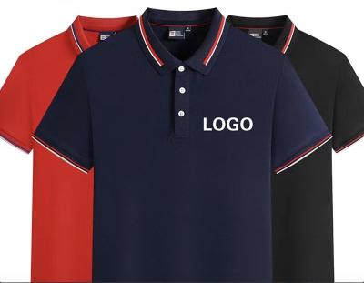 China Wholesale Hot Selling Custom Men's Polo Camiseta Polo Shirt For Golf Logo Polyester Solid Color Uniform Design Anti-wrinkle for sale