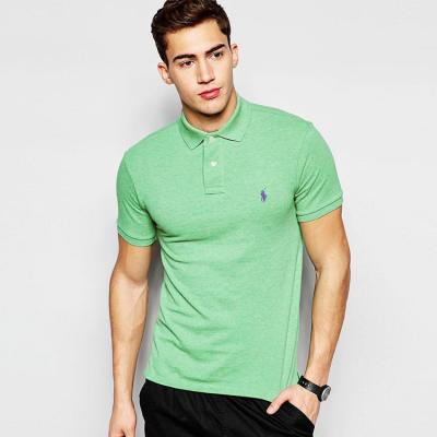 China Anti-pilling Tricouri two color shirt cotton polo T-shirt men for sale