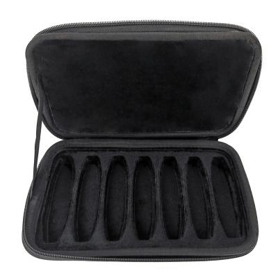 China Portable Factory Direct Sales Protective Seven-Pack Ten-Hole Harmonica Case Hard Shell Molded Eva Case for Musical Instrument Bags for sale