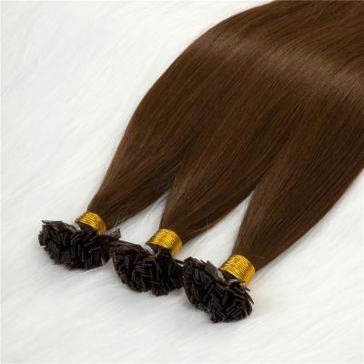 China High Quality Cheap Straight Flat Extension Keratin Hair Extensions Flat Tip Hair Tip Pre Bonded Straight Hair Tip for sale